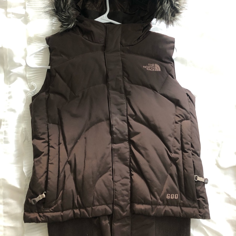The North Face 600 Vest with Fur Hood